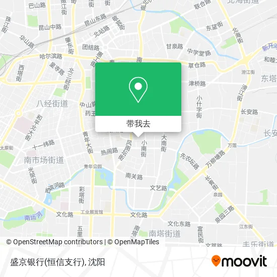 盛京银行(恒信支行)地图