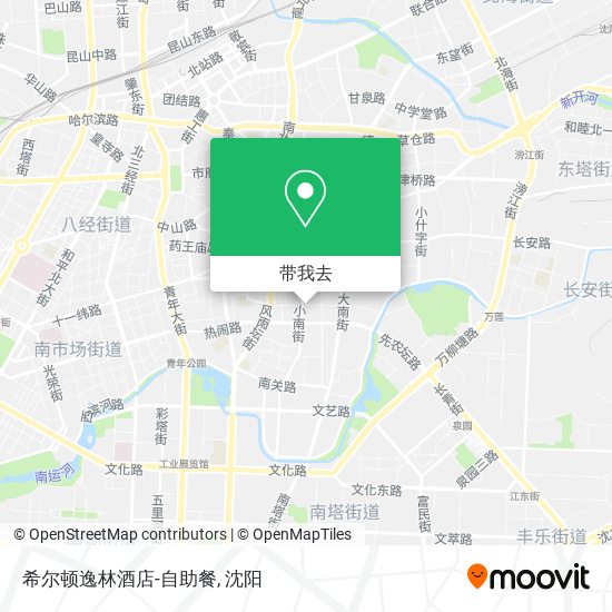 希尔顿逸林酒店-自助餐地图
