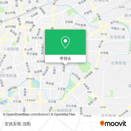 宏昌宾馆地图