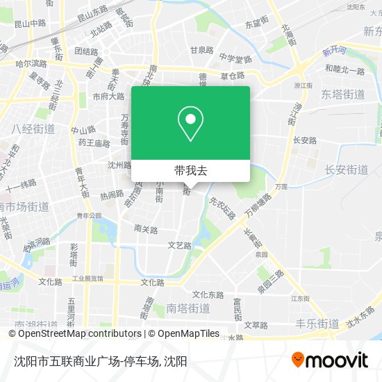 沈阳市五联商业广场-停车场地图