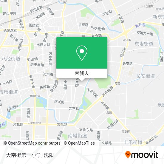 大南街第一小学地图