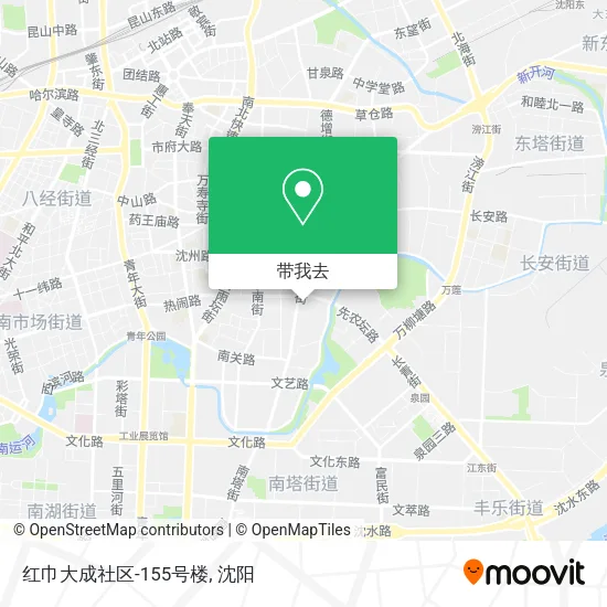 红巾大成社区-155号楼地图