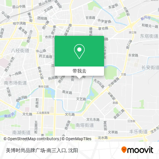 美博时尚品牌广场-南三入口地图