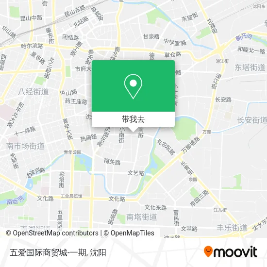 五爱国际商贸城-一期地图