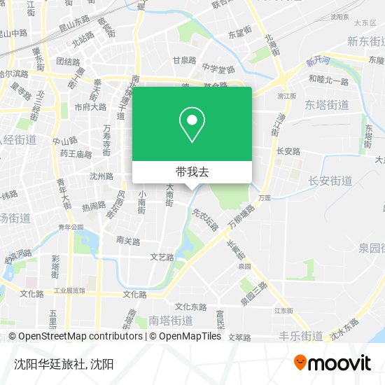 沈阳华廷旅社地图