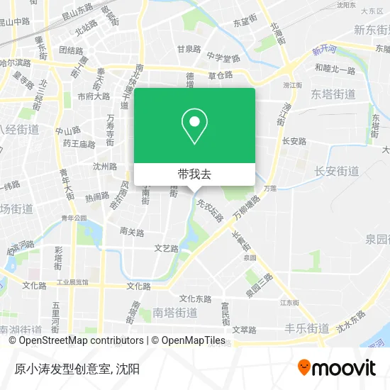 原小涛发型创意室地图