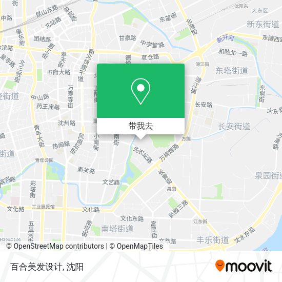 百合美发设计地图