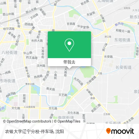 农银大学辽宁分校-停车场地图