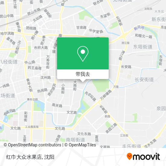 红巾大众水果店地图