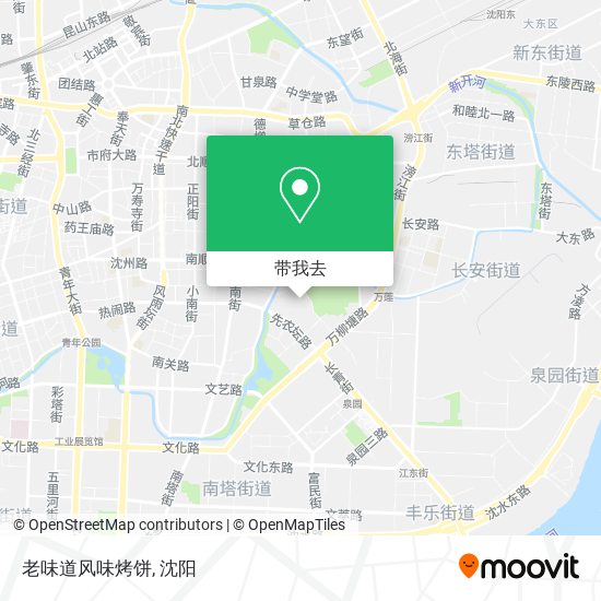 老味道风味烤饼地图