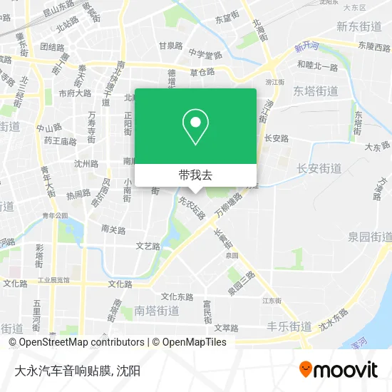 大永汽车音响贴膜地图
