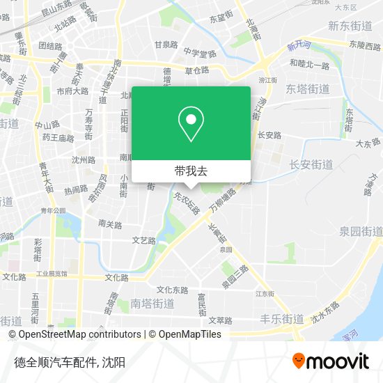 德全顺汽车配件地图