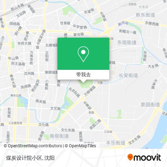煤炭设计院小区地图