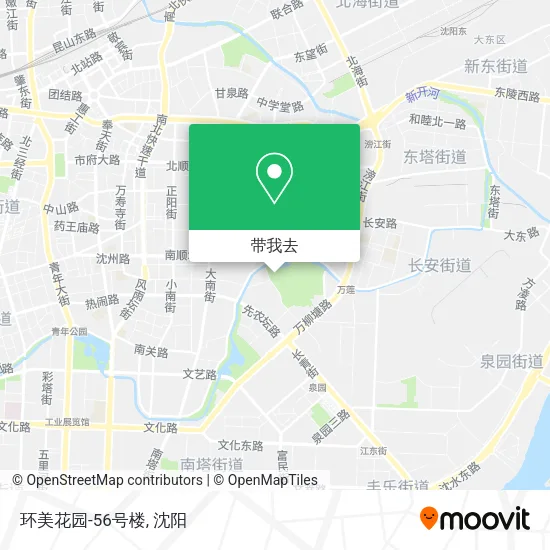 环美花园-56号楼地图