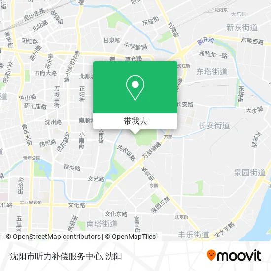 沈阳市听力补偿服务中心地图