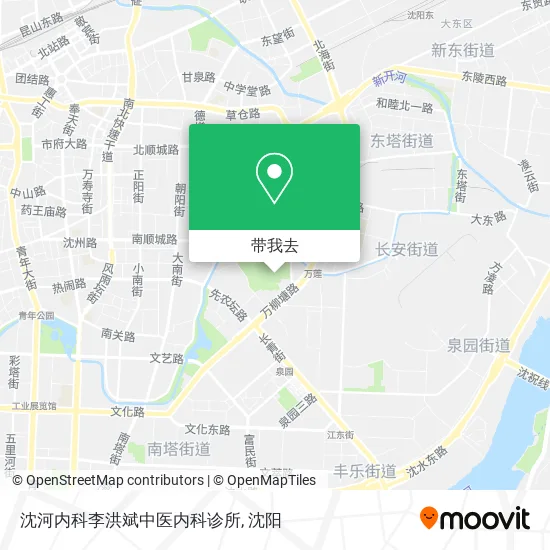 沈河内科李洪斌中医内科诊所地图