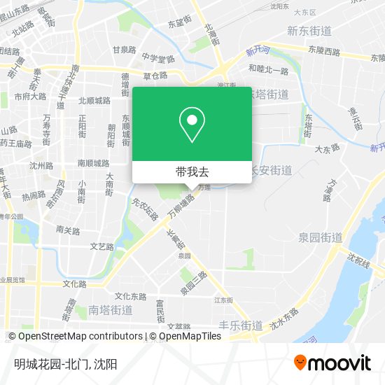 明城花园-北门地图