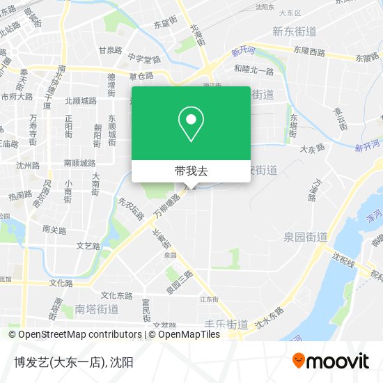 博发艺(大东一店)地图