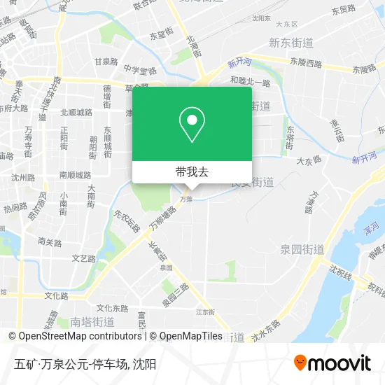 五矿·万泉公元-停车场地图