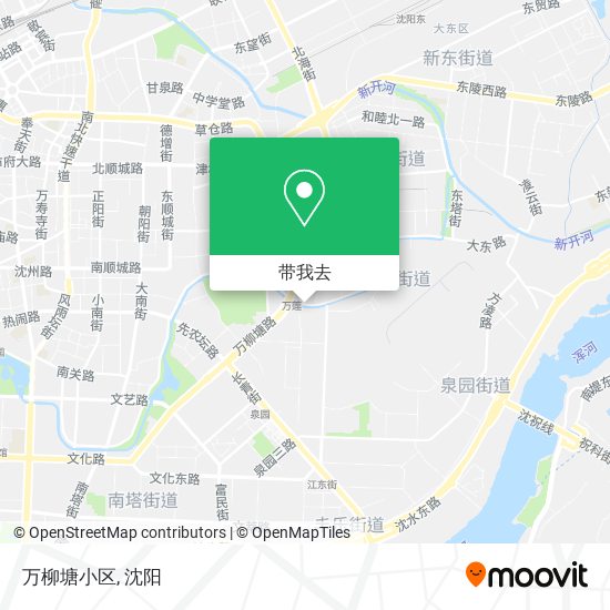 万柳塘小区地图
