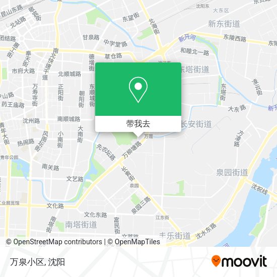 万泉小区地图