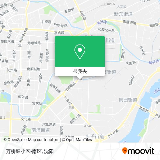 万柳塘小区-南区地图