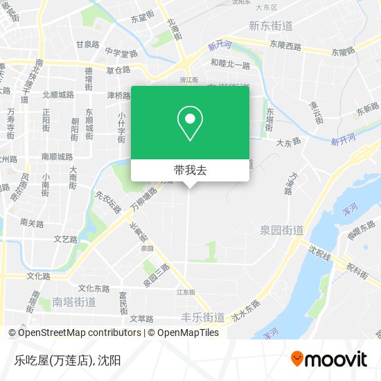 乐吃屋(万莲店)地图