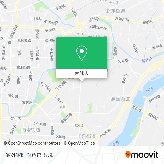 家外家时尚旅馆地图