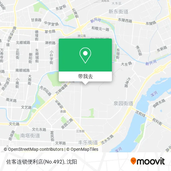佐客连锁便利店(No.492)地图