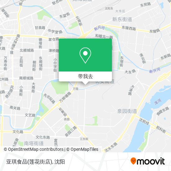 亚琪食品(莲花街店)地图
