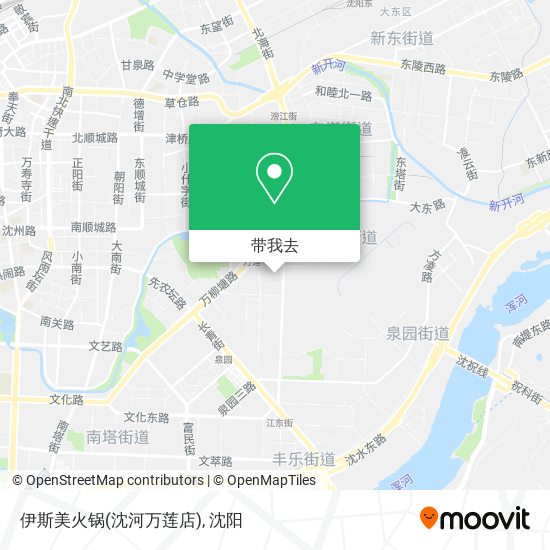 伊斯美火锅(沈河万莲店)地图