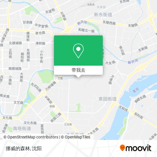 挪威的森林地图