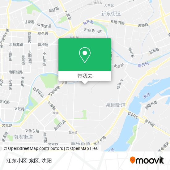 江东小区-东区地图