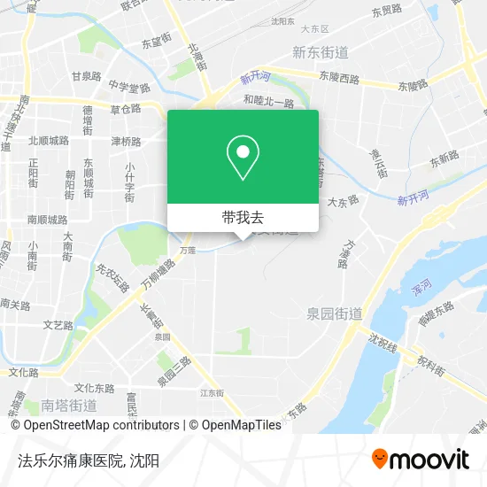 法乐尔痛康医院地图