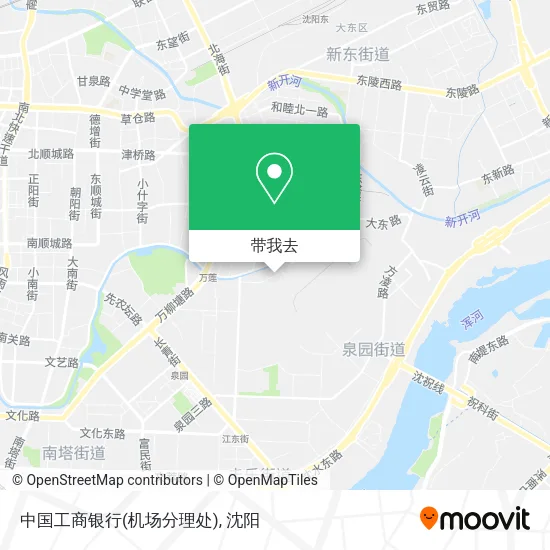 中国工商银行(机场分理处)地图