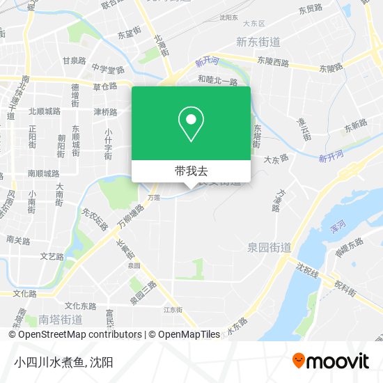 小四川水煮鱼地图