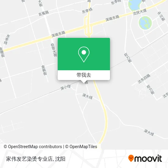家伟发艺染烫专业店地图