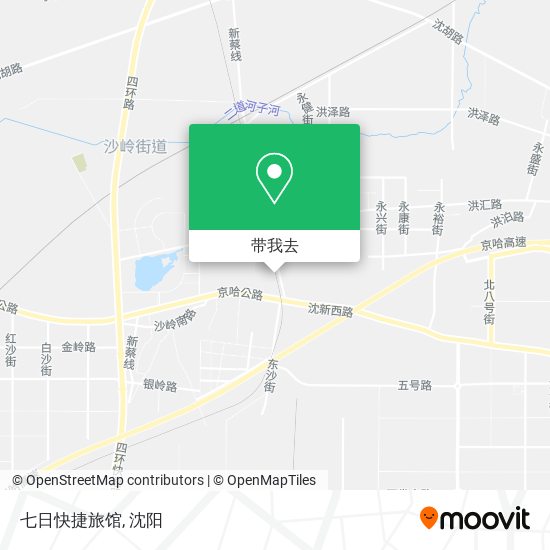 七日快捷旅馆地图