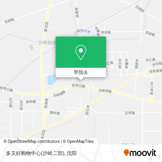 多又好购物中心(沙岭二部)地图