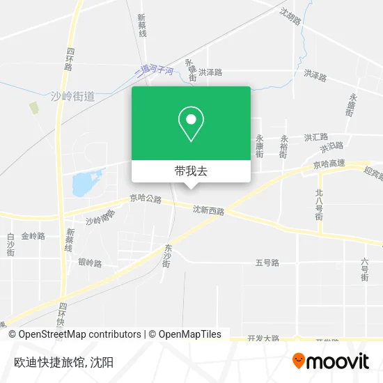 欧迪快捷旅馆地图