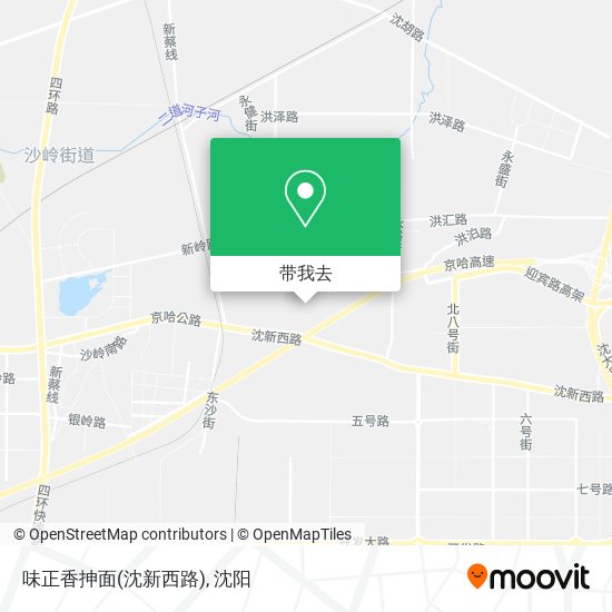 味正香抻面(沈新西路)地图