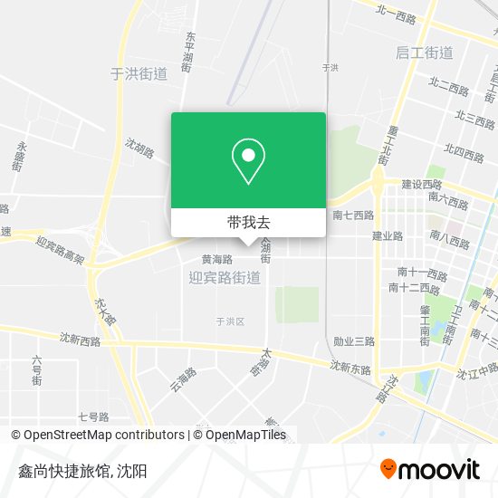 鑫尚快捷旅馆地图