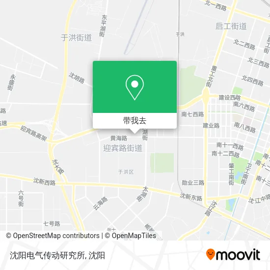 沈阳电气传动研究所地图