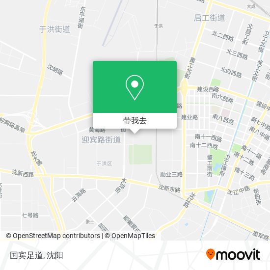 国宾足道地图