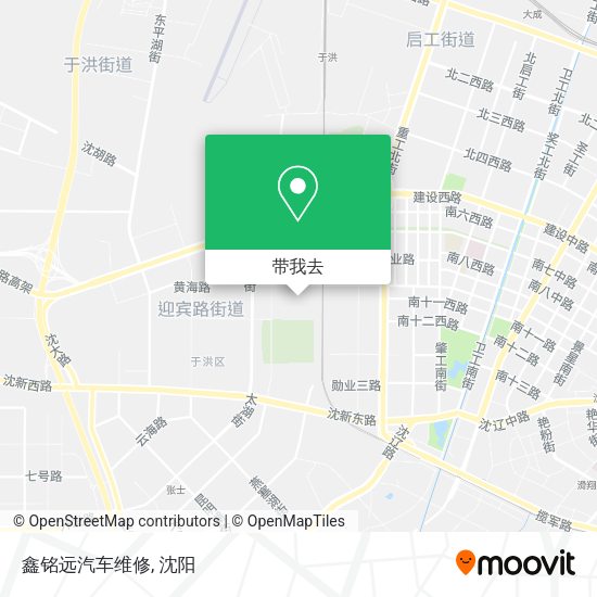 鑫铭远汽车维修地图