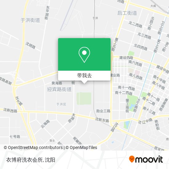 衣博府洗衣会所地图