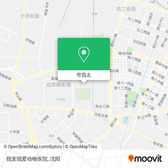 我宠我爱动物医院地图