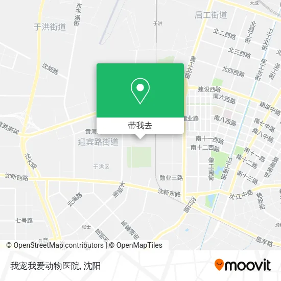 我宠我爱动物医院地图