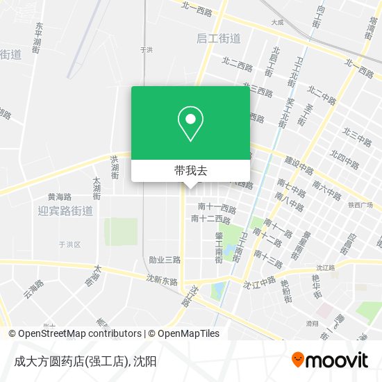 成大方圆药店(强工店)地图