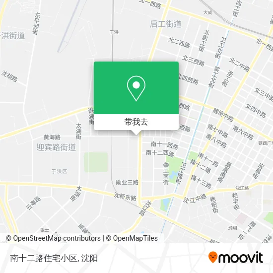 南十二路住宅小区地图